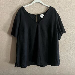 Ava & Viv Linen Blend Top X